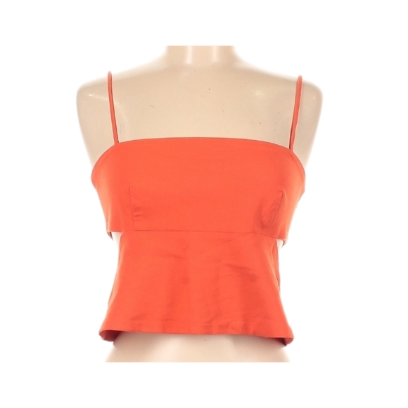Zara Tops - Zara Orange Cut Out Spaghetti Strap Top
